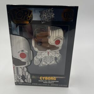 Cyborg Funko Pop Enamel Pin DC Comics Extended Universe